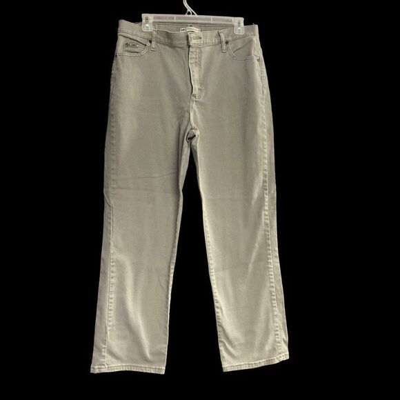LEE Relaxed Straight Leg Jeans Size 14 Inseam 29” Gray - Picture 2 of 10